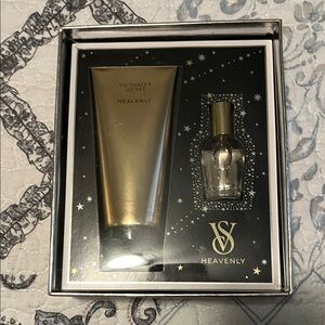 Victoria's Secret Heavenly Gold and Silver Set